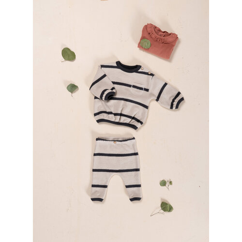 PLAY UP baby striped jersey sweater