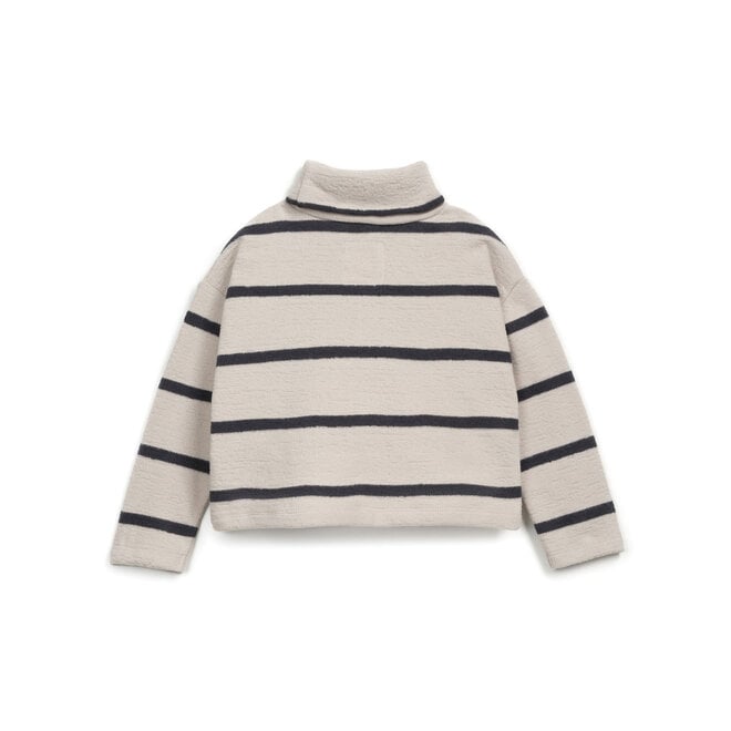 kids striped turtleneck jersey sweater