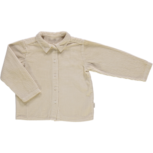 POUDRE ORGANIC blouse belladone velours - biscotti