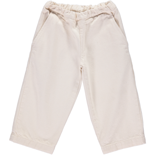 POUDRE ORGANIC pants pomelos denim ecru