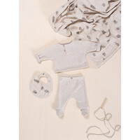 PLAY UP plush jersey sweater + trousers set