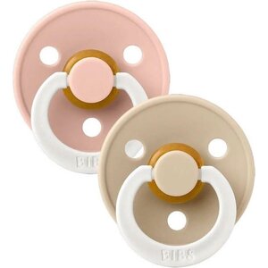 2 pack latex - 0-6m - glow in the dark vanilla/blush