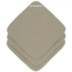 set van 3 kleine tetradoekjes - olive