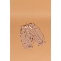 PEQUENO TOCON soft cargo pants - beige