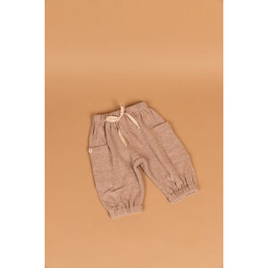 soft cargo pants - beige