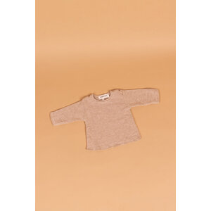 soft jersey sweater - tostado