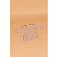 PEQUENO TOCON soft jersey sweater - tostado
