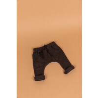 PEQUENO TOCON fleece baggy pants - carbon