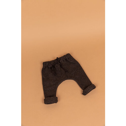 PEQUENO TOCON fleece baggy pants - carbon