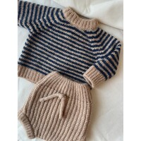 PEQUENO TOCON knitted baby bloomer - camel