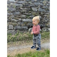 ENGEL NATUR body wool red stripes