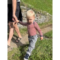 ENGEL NATUR body wool red stripes