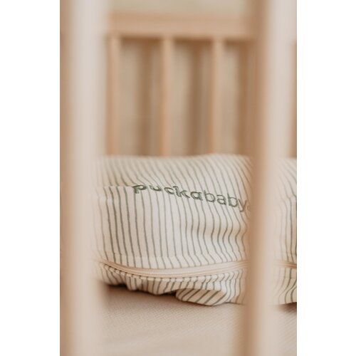 PUCKABABY inbakerslaapzak piep - groene streepjes - TOG 0,5