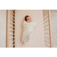 PUCKABABY inbakerslaapzak piep - groene streepjes - TOG 0,5