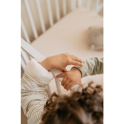 PUCKABABY 4 seasons sleeping bag - green stripes