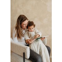 PUCKABABY 4 seasons sleeping bag - green stripes