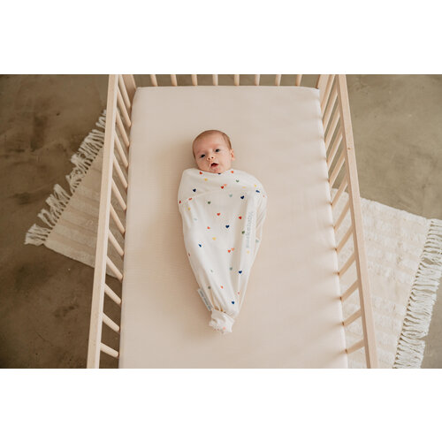PUCKABABY inbakerslaapzak piep - hartjes - TOG 0,5