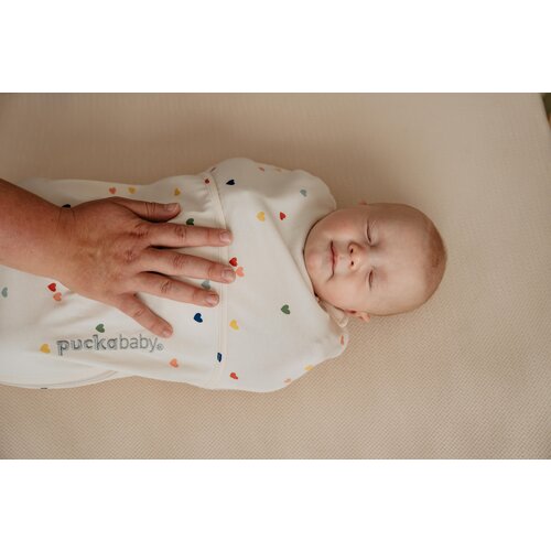 PUCKABABY inbakerslaapzak piep - hartjes - TOG 0,5