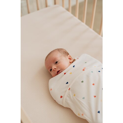 PUCKABABY inbakerslaapzak piep - hartjes - TOG 0,5