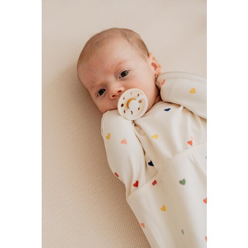 PUCKABABY inbakerslaapzak piep - hartjes - TOG 0,5