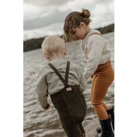 SILLY SILAS footless granny tights - seaweed brown