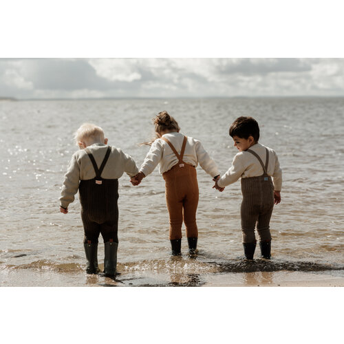 SILLY SILAS footless granny tights - seaweed brown