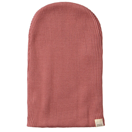 MINIMALISMA beanie - zijde/katoen - antique red