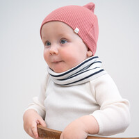 MINIMALISMA beanie - zijde/katoen - antique red