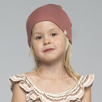 MINIMALISMA beanie - zijde/katoen - antique red