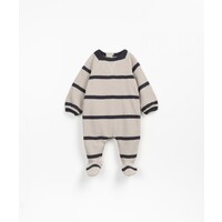 PLAY UP striped jersey onesie