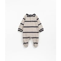 PLAY UP striped jersey onesie