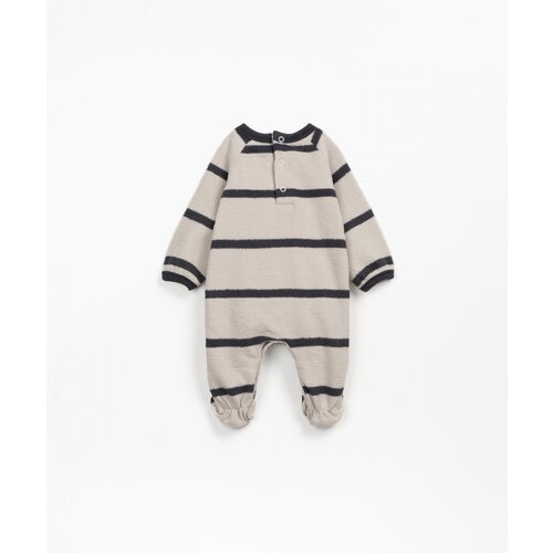 PLAY UP striped jersey onesie