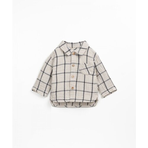 PLAY UP checked woven shirt