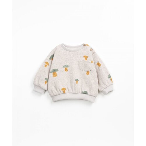 printed jersey sweater - mushrooms PLAY UP printed jersey sweater - mushrooms