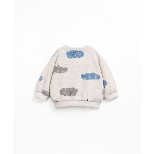 PLAY UP printed jersey sweater - clouds
