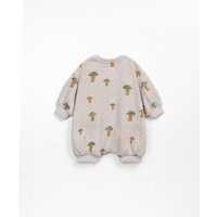 PLAY UP printed jersey jumpsuit mushrooms