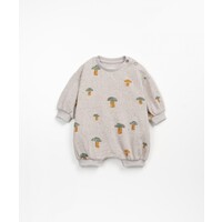 PLAY UP printed jersey jumpsuit mushrooms