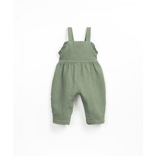 PLAY UP twill jumpsuit green