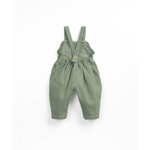PLAY UP twill jumpsuit green