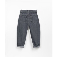 PLAY UP kids mom fit denim trousers shadow