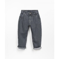 PLAY UP kids mom fit denim trousers shadow