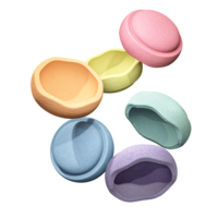 STAPELSTEIN original mini rainbow pastel - set of 6