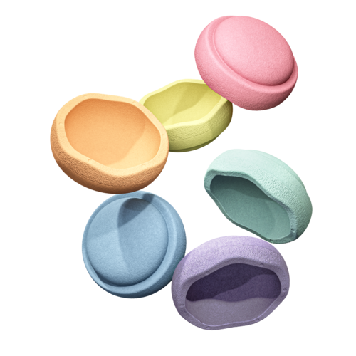 STAPELSTEIN original mini rainbow pastel - set of 6