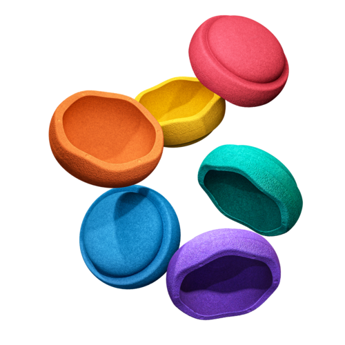 STAPELSTEIN original mini rainbow classic - set of 6