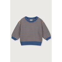 GRAY LABEL baby knitted jumper - blue moon biscuit