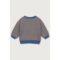 GRAY LABEL baby knitted jumper - blue moon biscuit