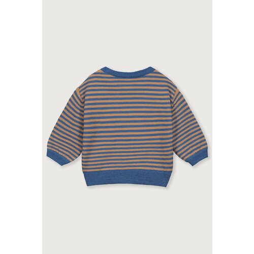 GRAY LABEL baby knitted jumper - blue moon biscuit