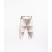 PLAY UP striped rib legging - firewood