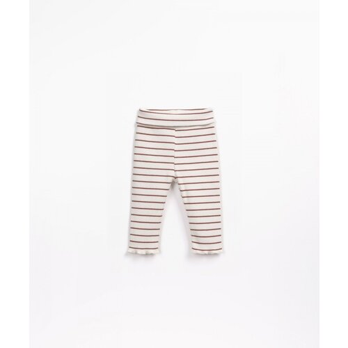 PLAY UP striped rib legging - firewood