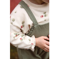 PLAY UP twill jumpsuit green